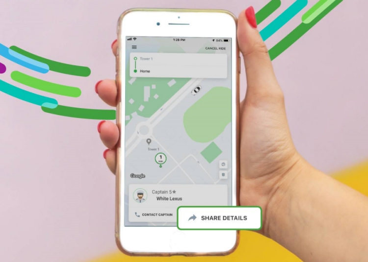 Careem-app-share-details-