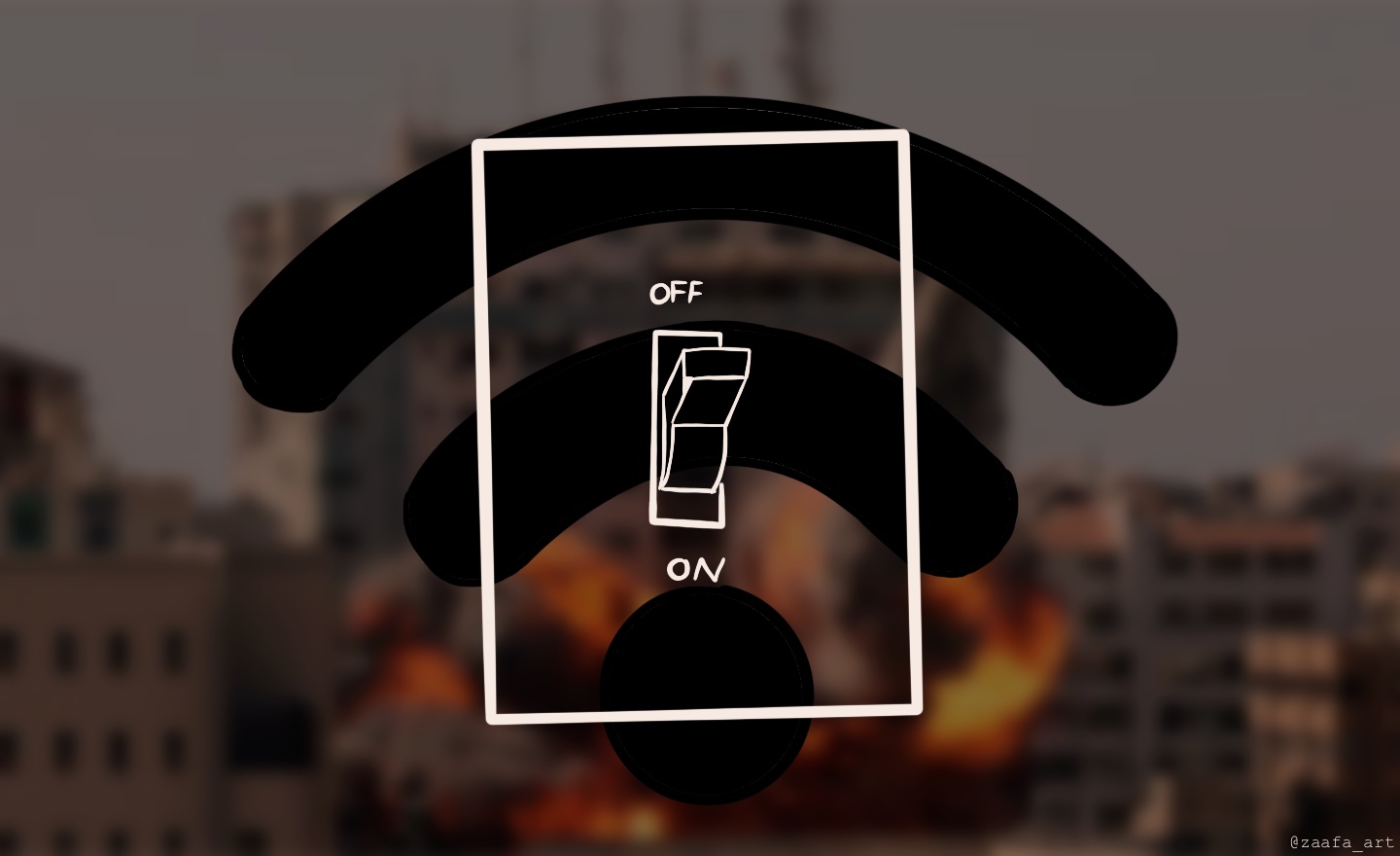 Gaza Strip Internet Outage - Header