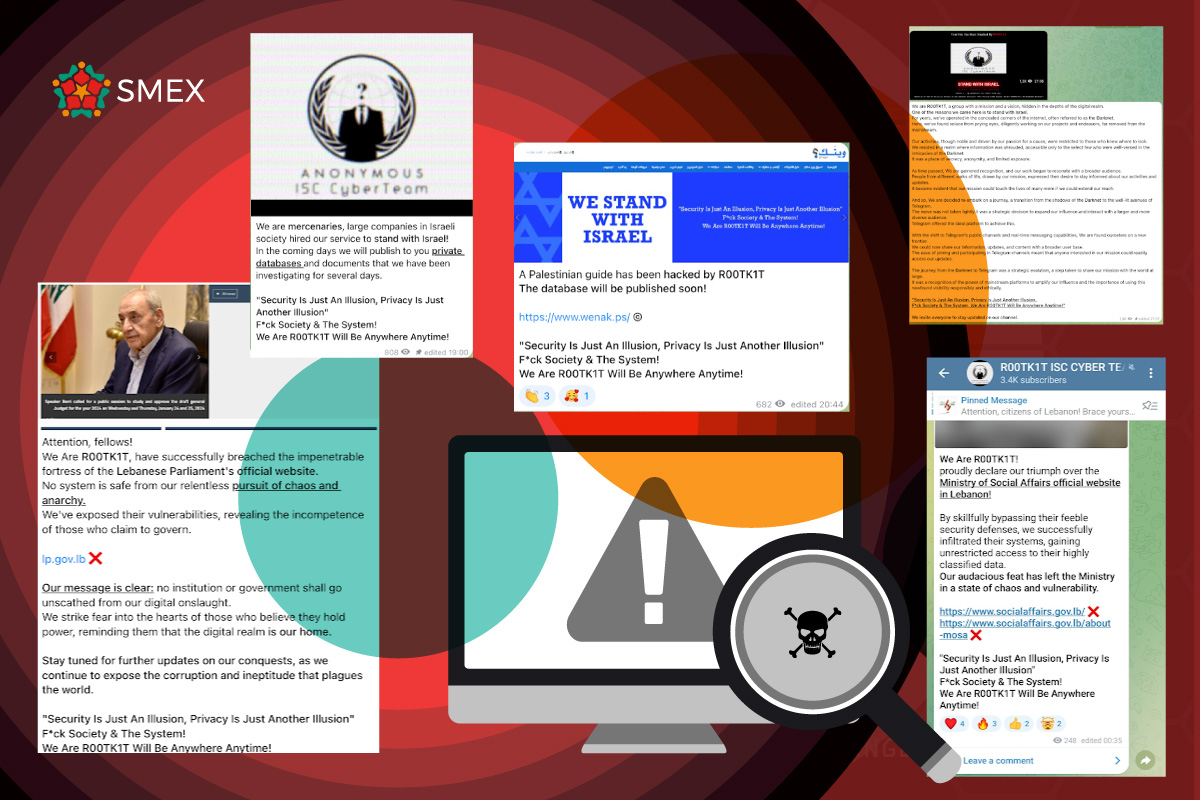 Attacks on websites in Lebanon 2